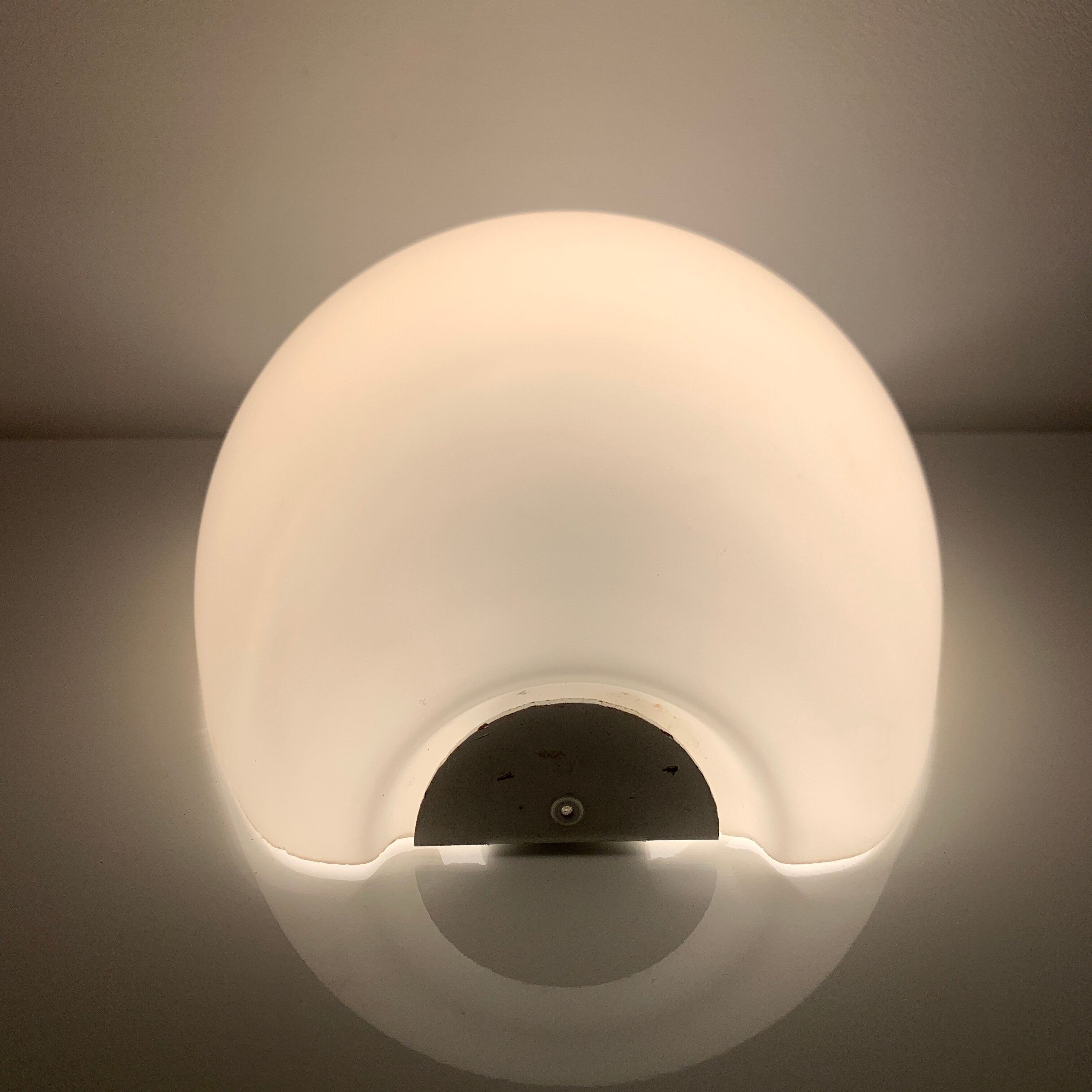 Glass wall lamp Wilhelm Wagenfeld Peill & Putzler Muschel