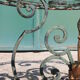 Wrought iron coffee table