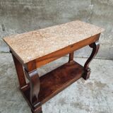 Antique side table trumeau or console table mahogany