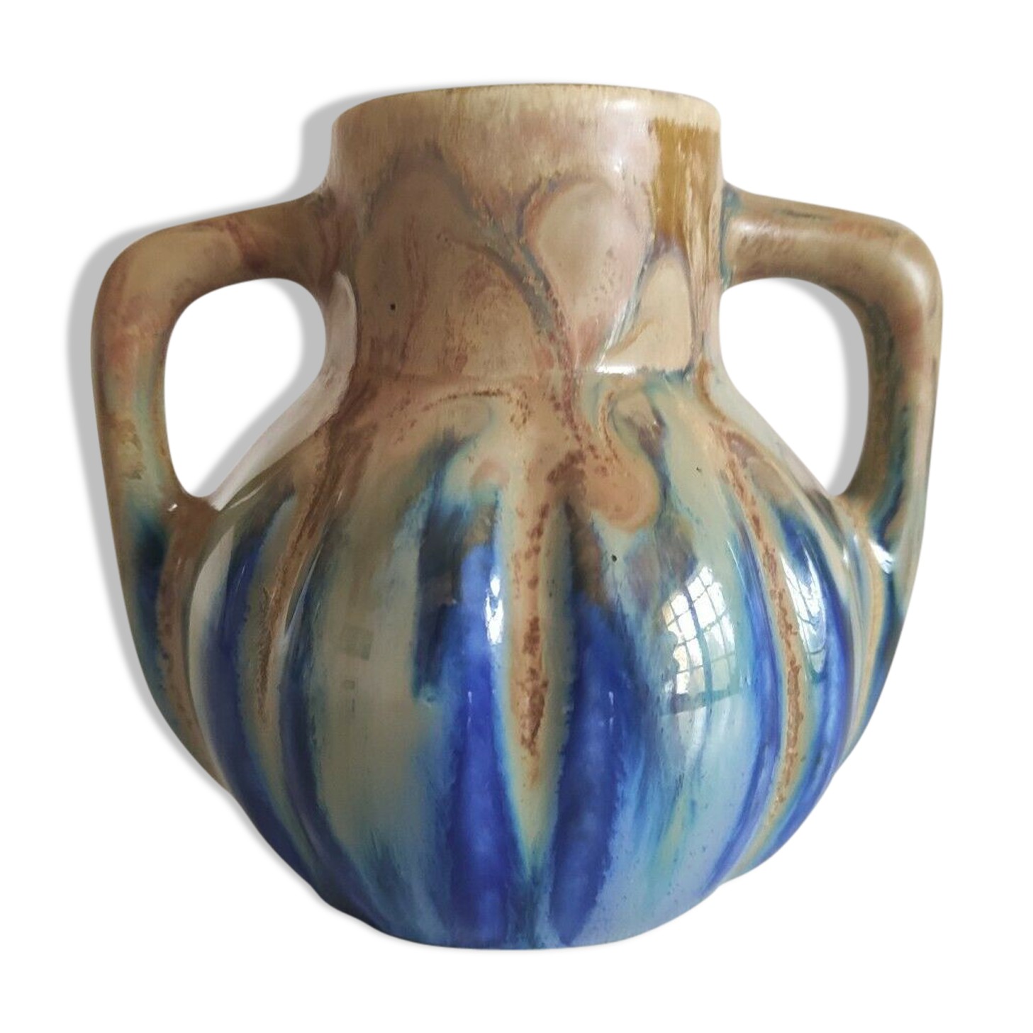 Ceramic vase from the 1930s, signed by Gilbert Méténier