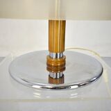 Vintage italian table lamp acrylic mushroom shaped shade, 1970's