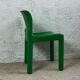 Chaise verte Kartell Modèle 4875 par Carlo Bartoli, années 70