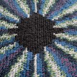 Original ABSTRACT Scandinavian High Pile Pop Art Rya Rug Carpet, Sweden, 1960s 146x201cm