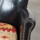 Fauteuil en cuir noir
