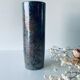 Signed ceramic tubular vase