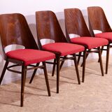 Chaises de salle à manger vintage par Radomír Hofman, années 1960, ensemble de 4