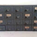 Metal workshop cabinet with 20 drawers, width 69 cm
