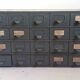 Metal workshop cabinet with 20 drawers, width 69 cm