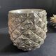 Pineapple Mauro Manetti ce cube tray in silver metal design 1960 M/M vintage