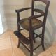 Chaise haute enfant ancienne