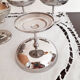 Coupes à glace ou sorbet sur pied , vintage , en inox , années 70 , made in France