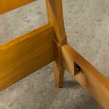 Pair of 1960 Scandinavian twin beds in solid beech