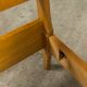 Pair of 1960 Scandinavian twin beds in solid beech