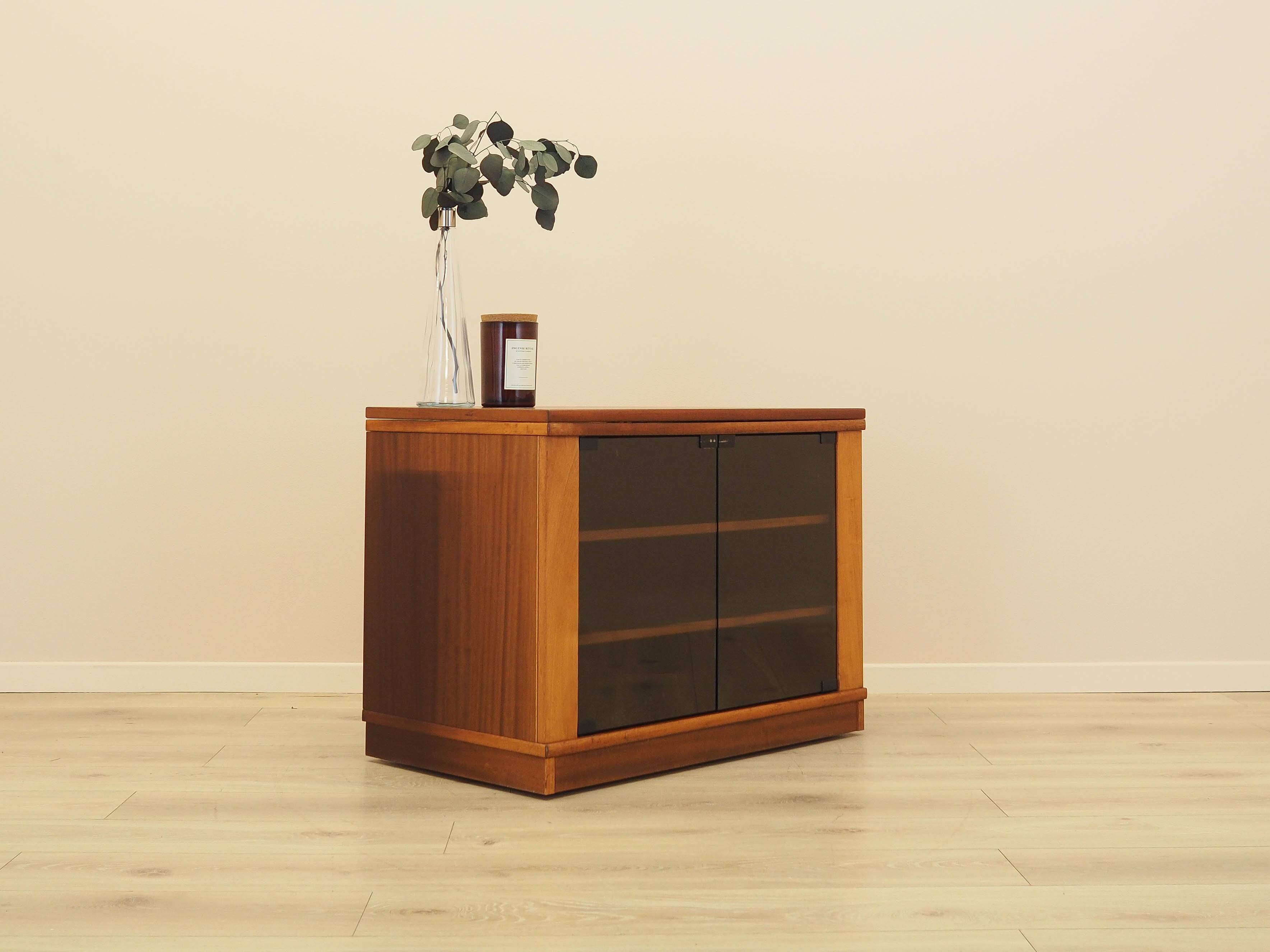 TV cabinet on wheels, Danish design, 1980s, made in Denmark