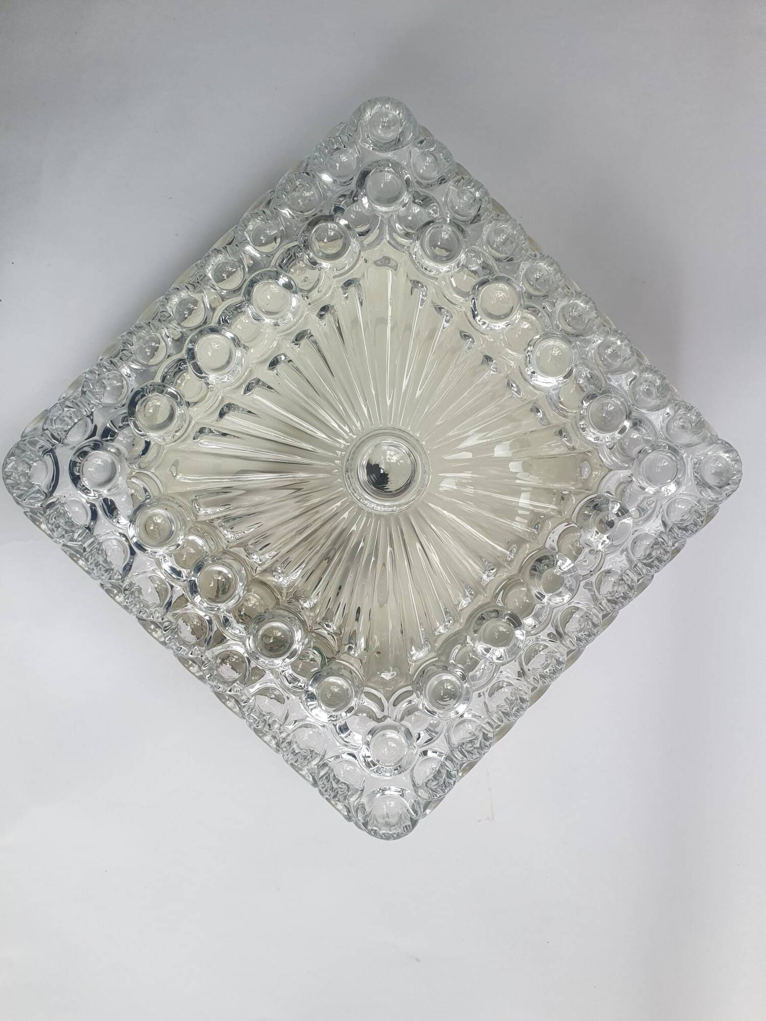 Pair of vintage 70s ceiling or wall lights