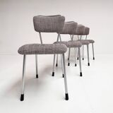 Set of 6 reupholstered chairs by Gebroeders De Wit, 1960s