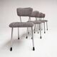 Set of 6 reupholstered chairs by Gebroeders De Wit, 1960s