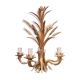 Nice chandelier 60s ears of wheat in 5 branches gilded metal