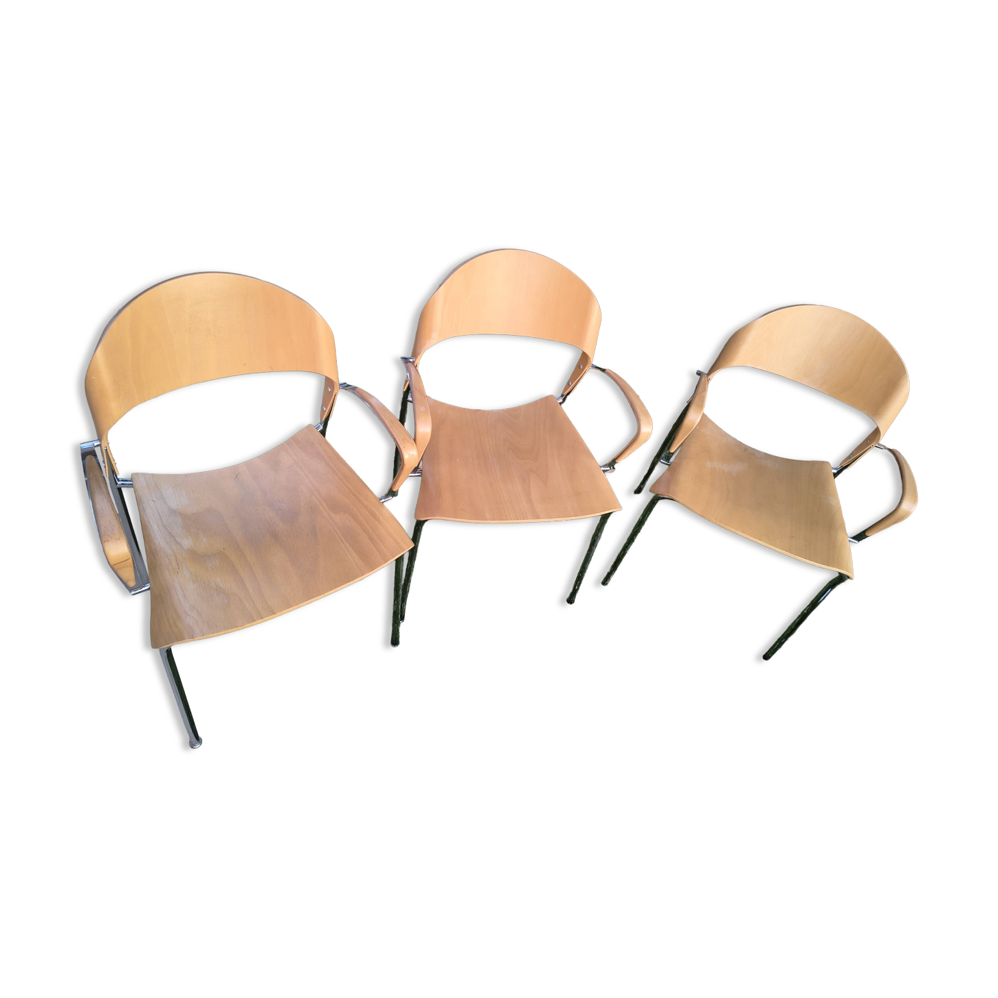 Lot de 3 chaise krijn