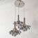 Vintage 1970 waterfall pendant light