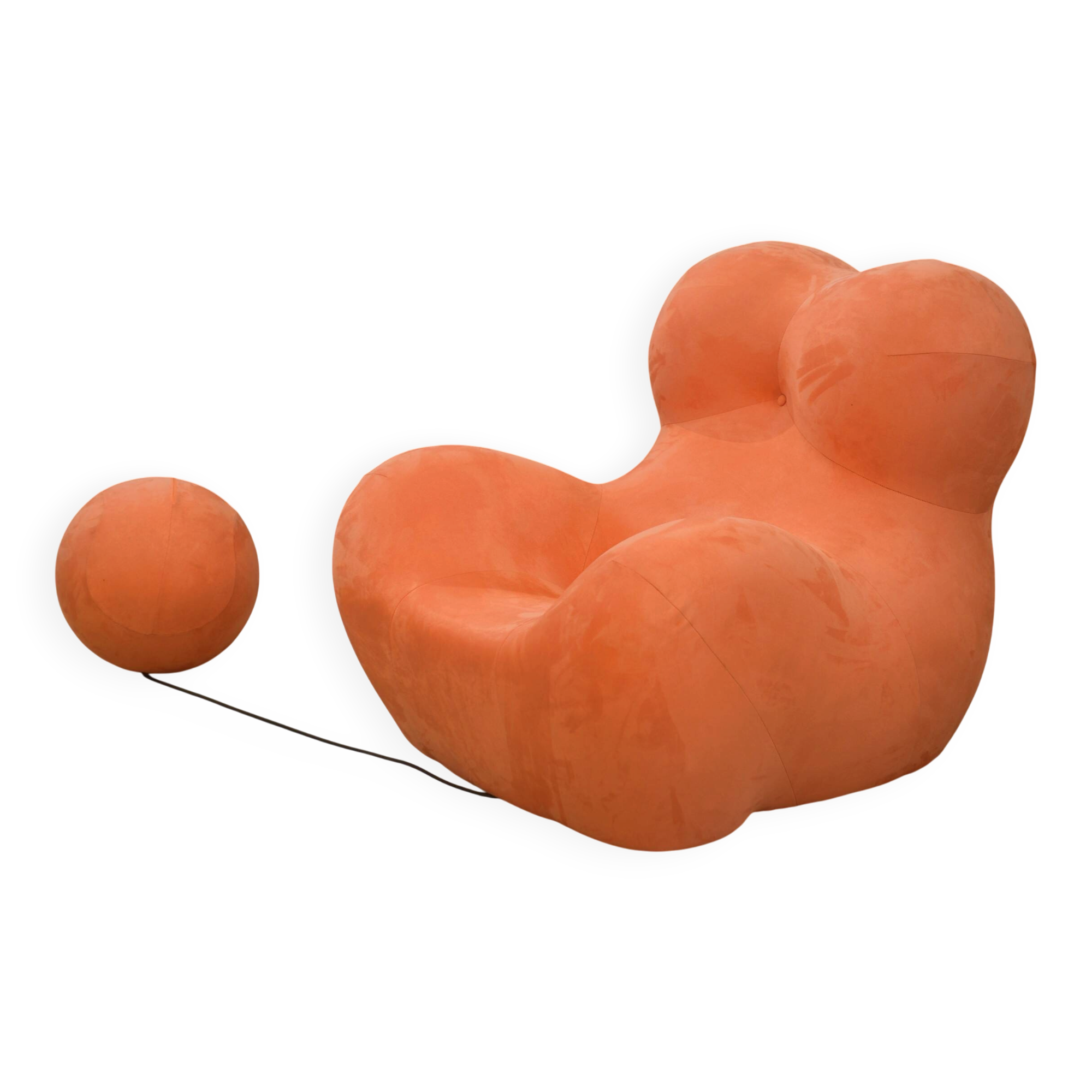 "Mamma" armchair with footrest by Gaetano Pesce