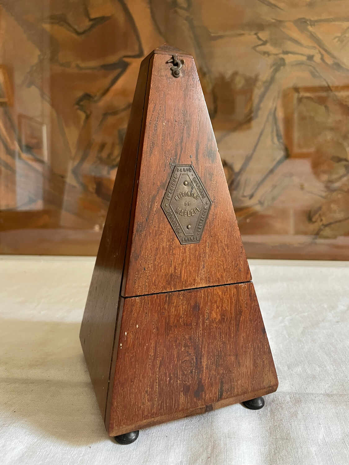 Wooden metronome