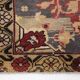 Tapis oriental vintage anatolien rouge bordeaux et noir, laine fait main