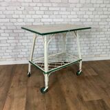 Vintage rattan server 1960