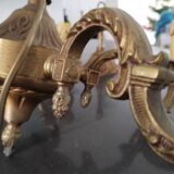 Brass chandelier