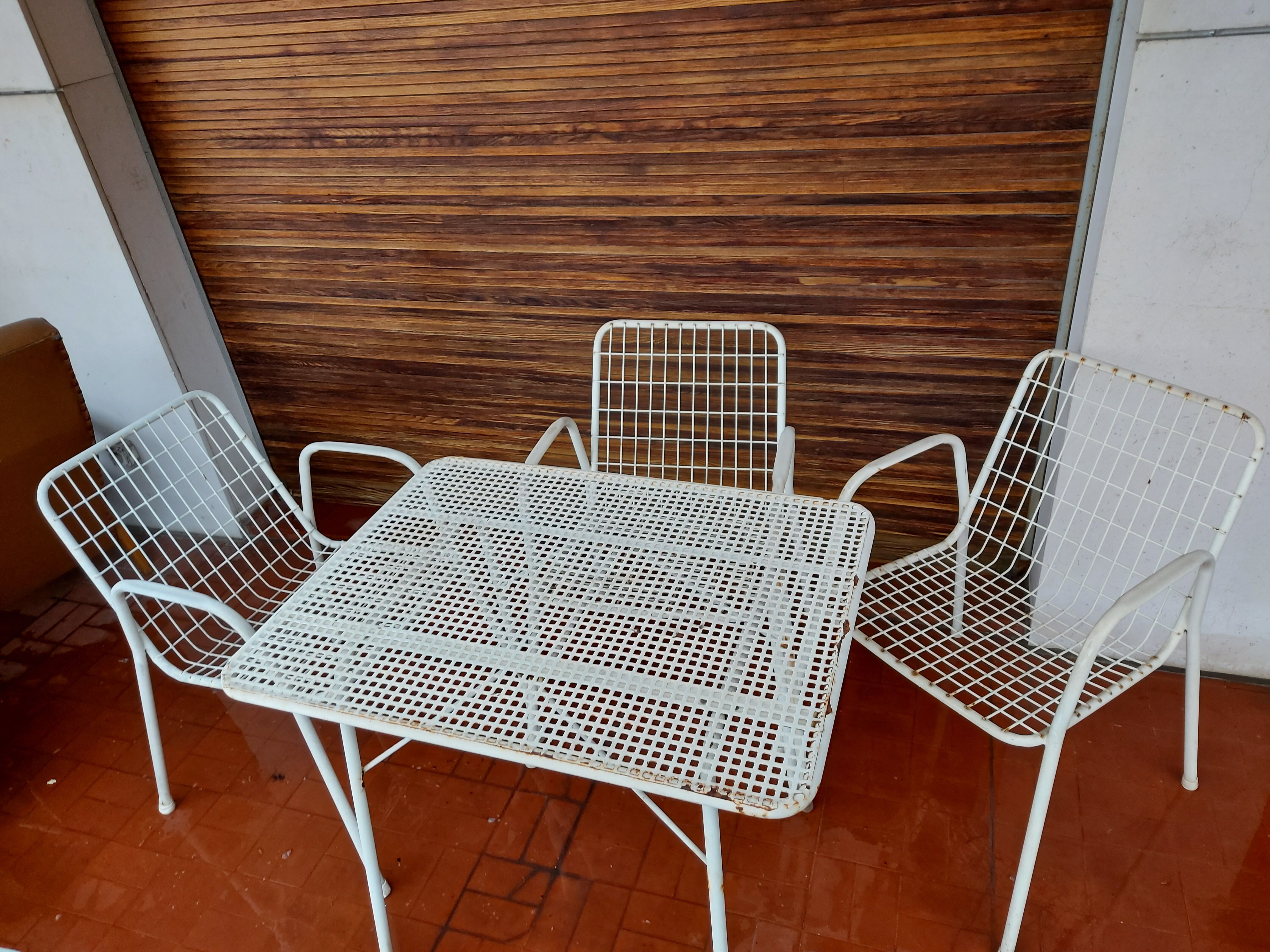 Set of 3 chairs and garden table Emu , Model Rio