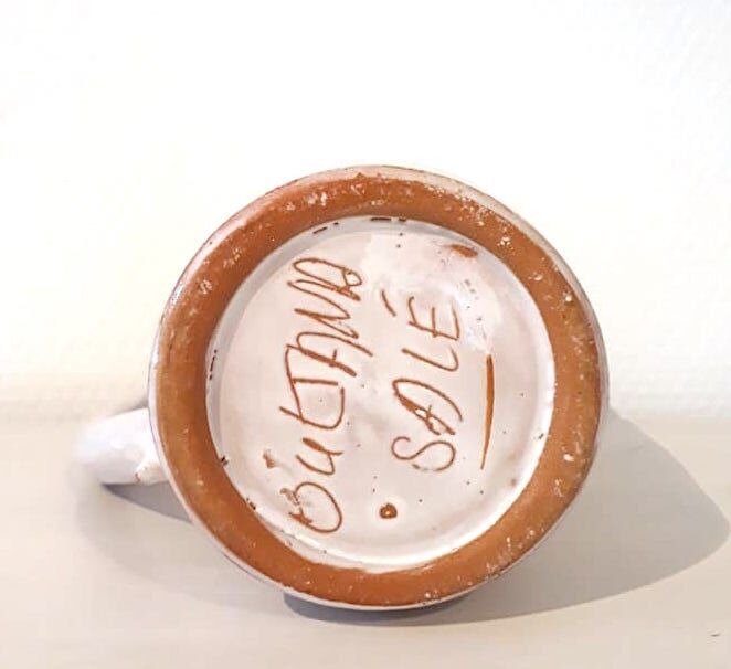 Moroccan portery tea service