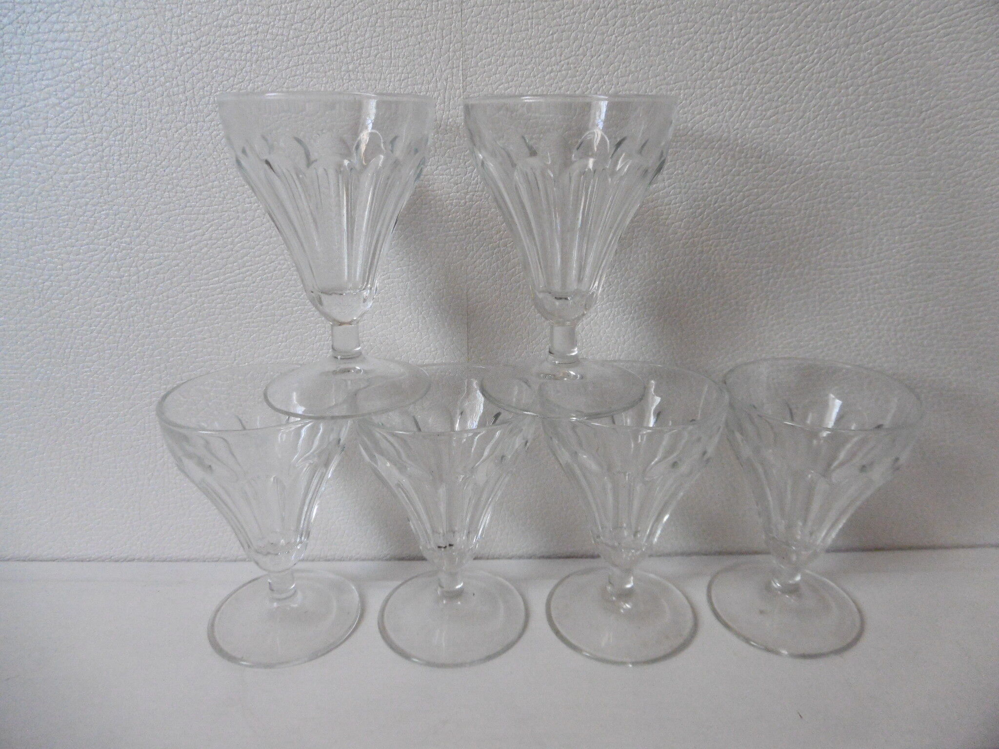 Antique martini glasses