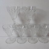Antique martini glasses