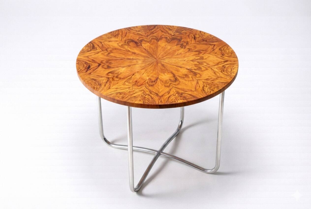 Functionalist Table, Jindřich Halabala, UP Rousínov, 1930s, Czechoslovakia