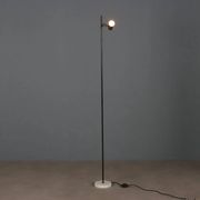 Vintage floor lamp in aluminium and metal, design, Italy, 1960s