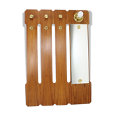 Wall coat rack with lighting Czechoslovakia 1960s