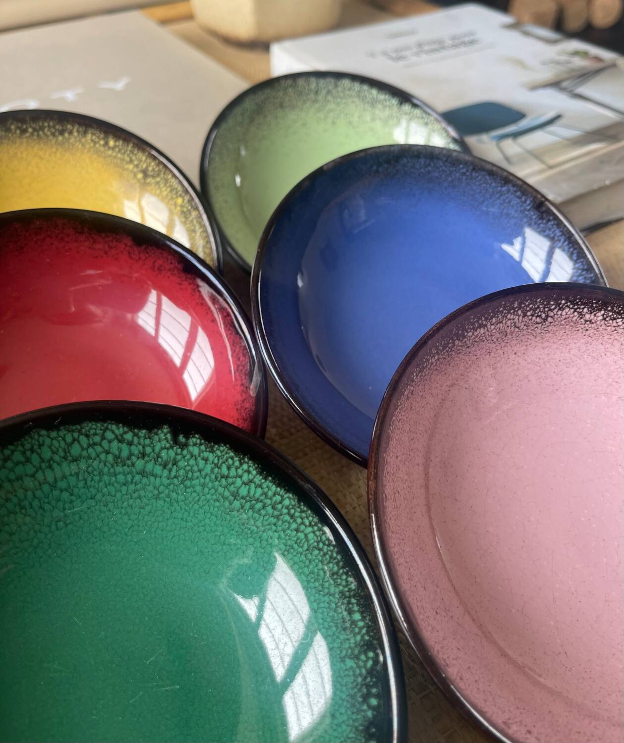 6 Keraluc cups 1960.