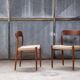 2x Niels O. Møller dining chair in teak Model 75, 1960s Denmark