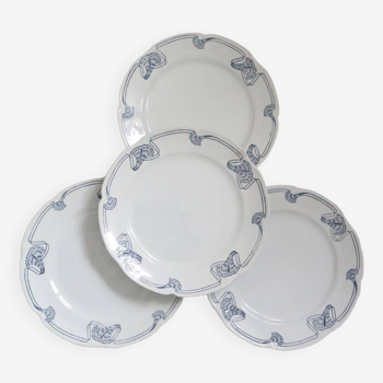 Set of 4 flat plates, Onnaing Algéciras model