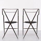 Hiroyuki Yamakado, 2 Cinderella Folding Chairs, Design, 1987