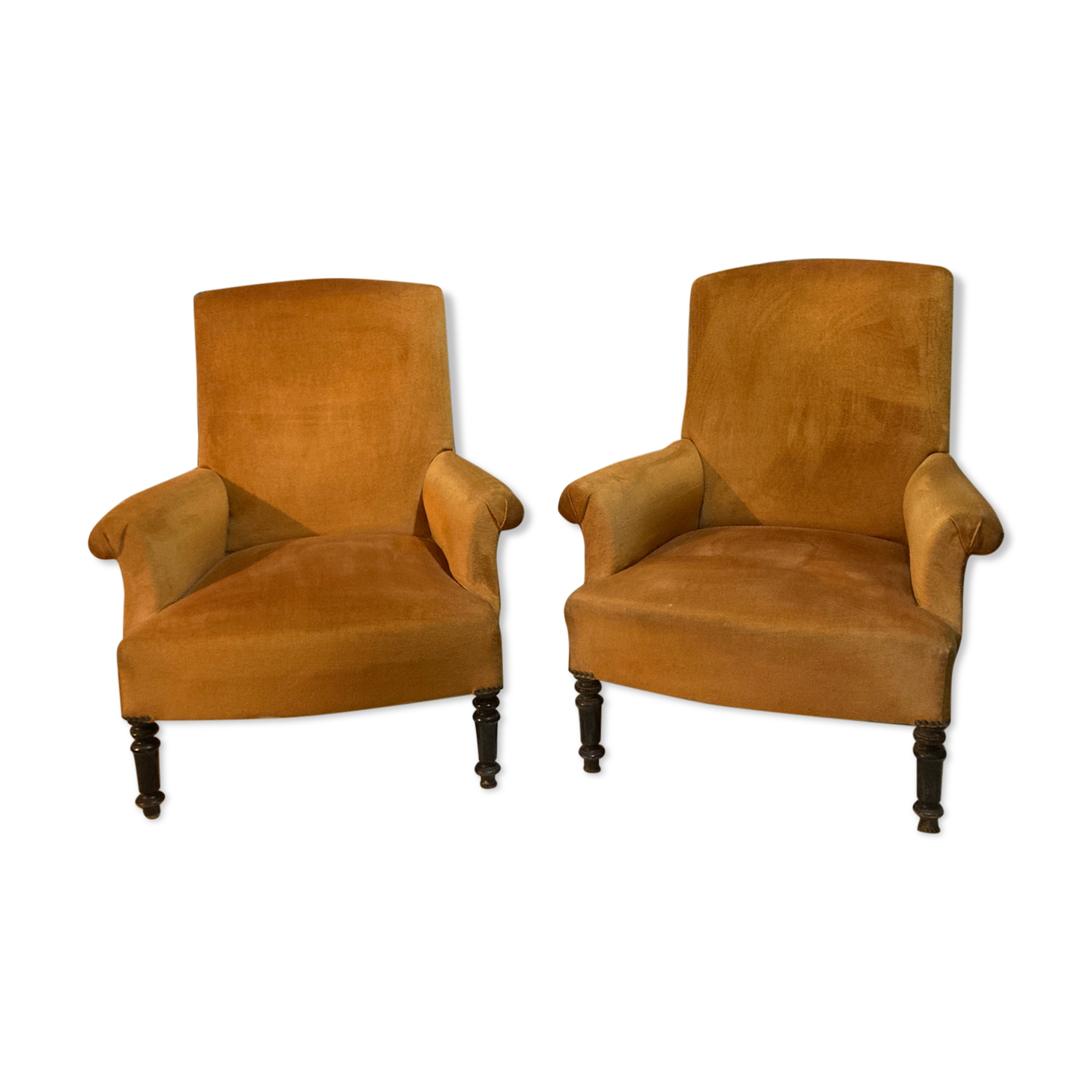Pair of Napoleon III armchairs