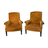 Paire de fauteuils Napoleon III