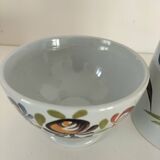 Gabriel Fourmaintraux bowl and pitcher, cottage model