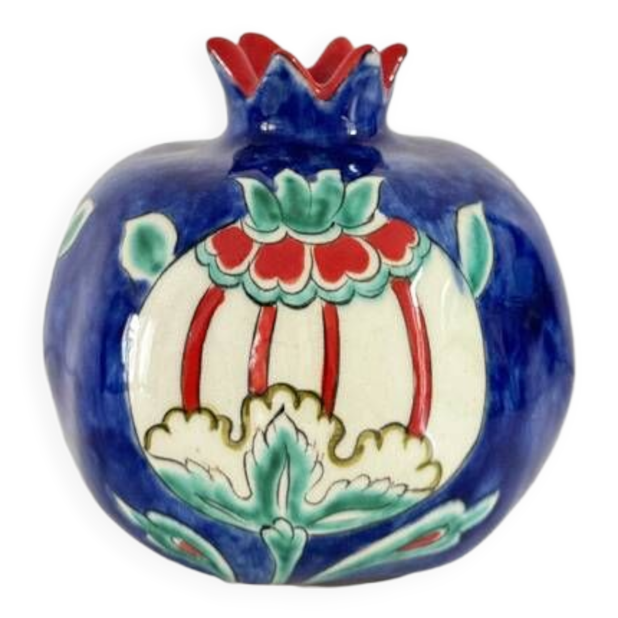 Large ceramic candle holder