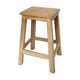 Tabouret d'atelier en bois brut