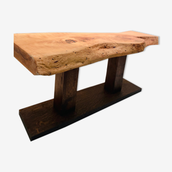 Solid wood coffee table