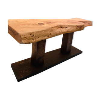 Solid wood coffee table