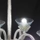 Extraordinary 6 Light Rostrato Murano Glass Chandelier by Barovier & Toso,