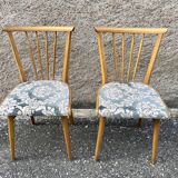 Pair of chairs from the 50s - 60s vintage - Scandinavian style