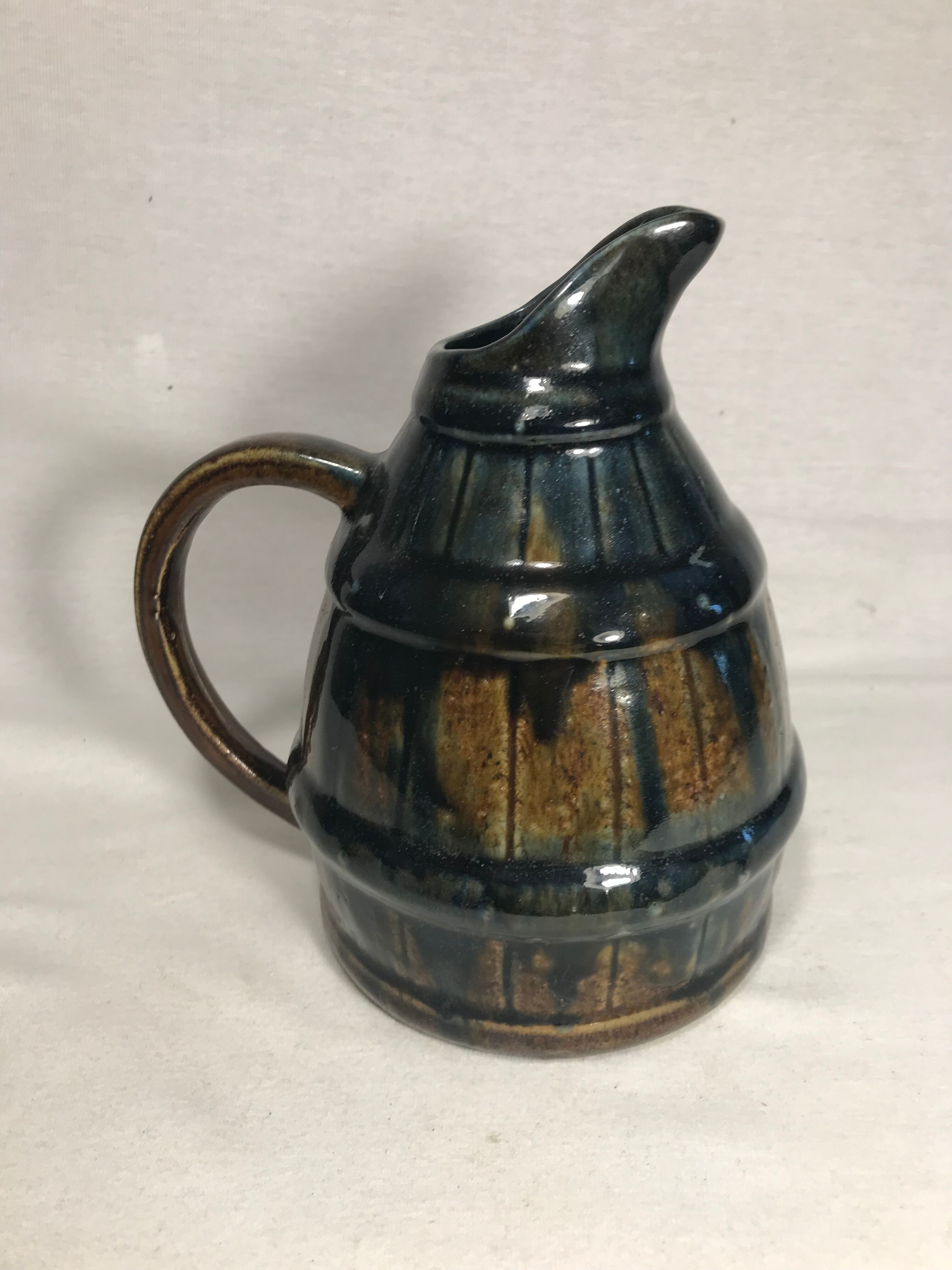 Pitcher Digoin 66 France vintage ceramic